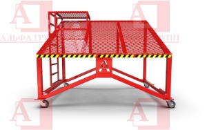 Учебно-тренировочный полигон Альпинист-01-03-4  (Модуль наклонной поверхности, имитация кровли).