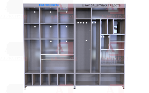 Шкаф СИЗ "Альфа-11" (расцветка "СТАНДАРТ", цвет: cерый) из стали с полимерным покрытием для энергоустановок. Шкаф СИЗ "Альфа-11" (расцветка "СТАНДАРТ", цвет: cерый) из стали с полимерным покрытием для энергоустановок.